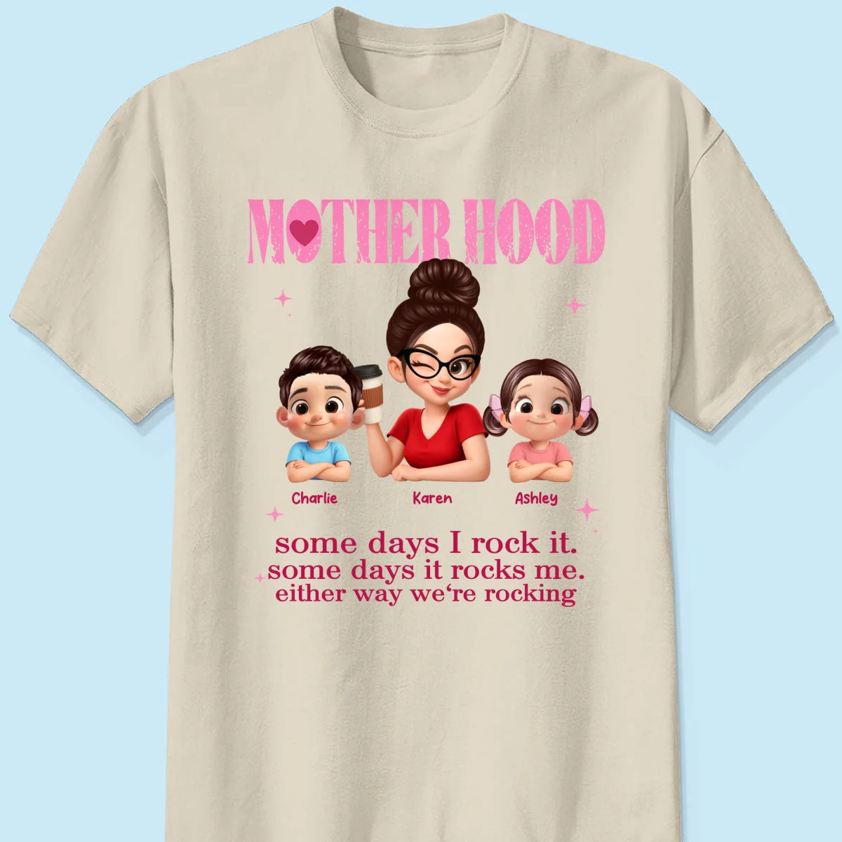 Rockin' Motherhood - Personalized Shirt - Mother's Day Gift for Mom, Wife - Image 17