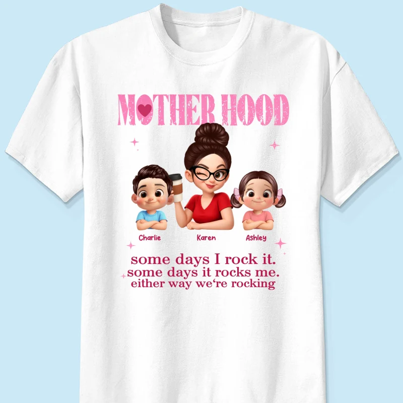Rockin' Motherhood - Personalized Shirt - Mother's Day Gift for Mom, Wife - Image 18