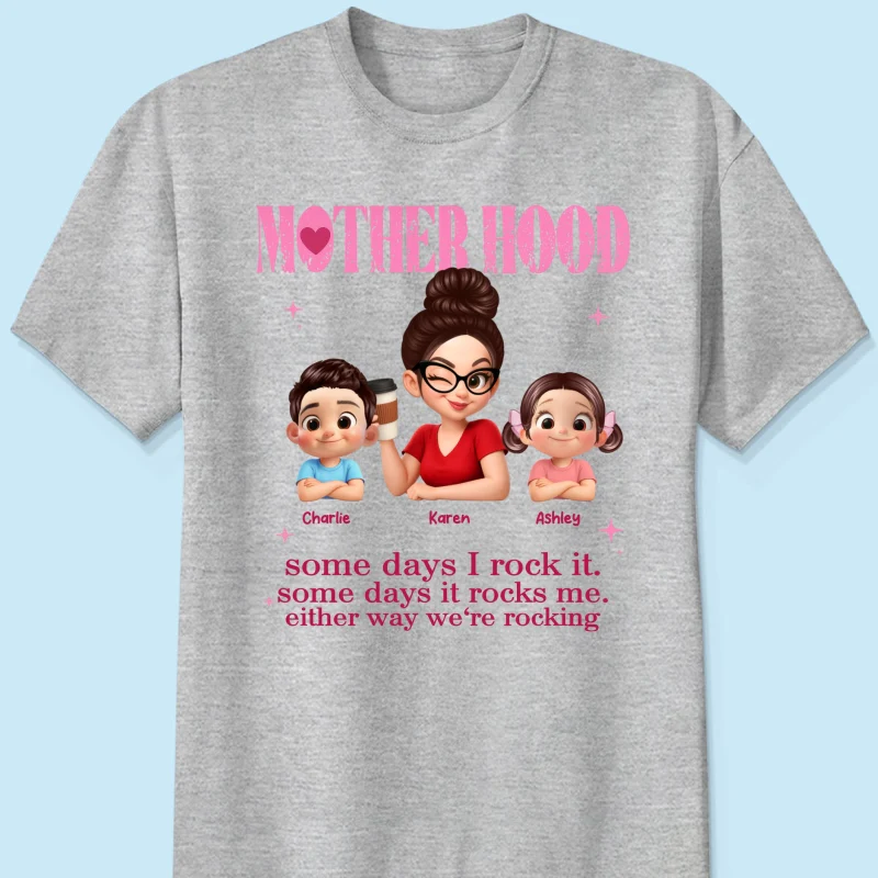 Rockin' Motherhood - Personalized Shirt - Mother's Day Gift for Mom, Wife - Image 19