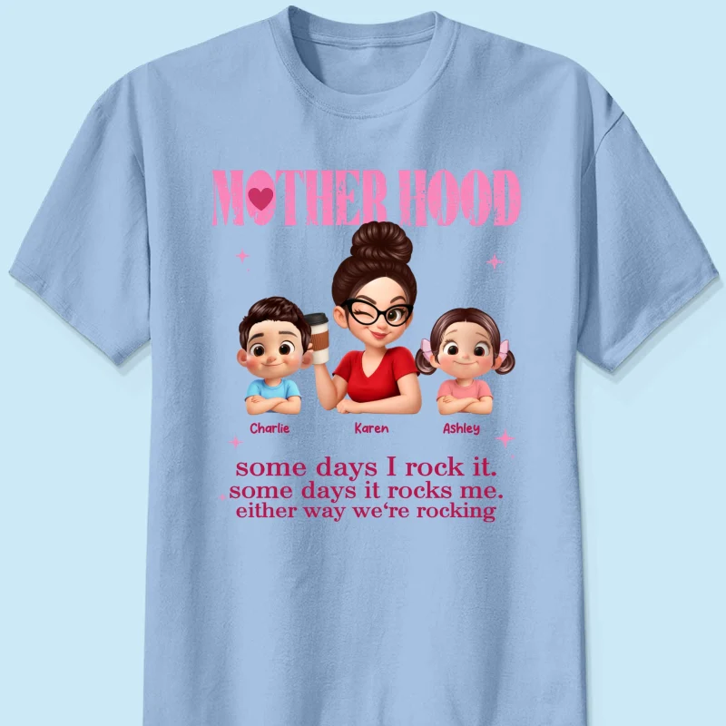Rockin' Motherhood - Personalized Shirt - Mother's Day Gift for Mom, Wife - Image 21