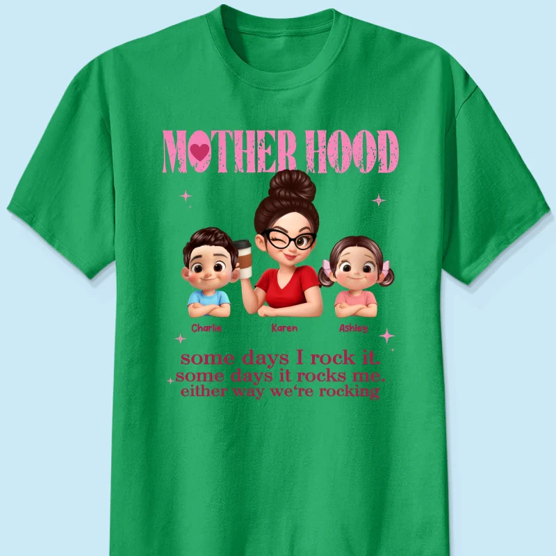Rockin' Motherhood - Personalized Shirt - Mother's Day Gift for Mom, Wife - Image 23
