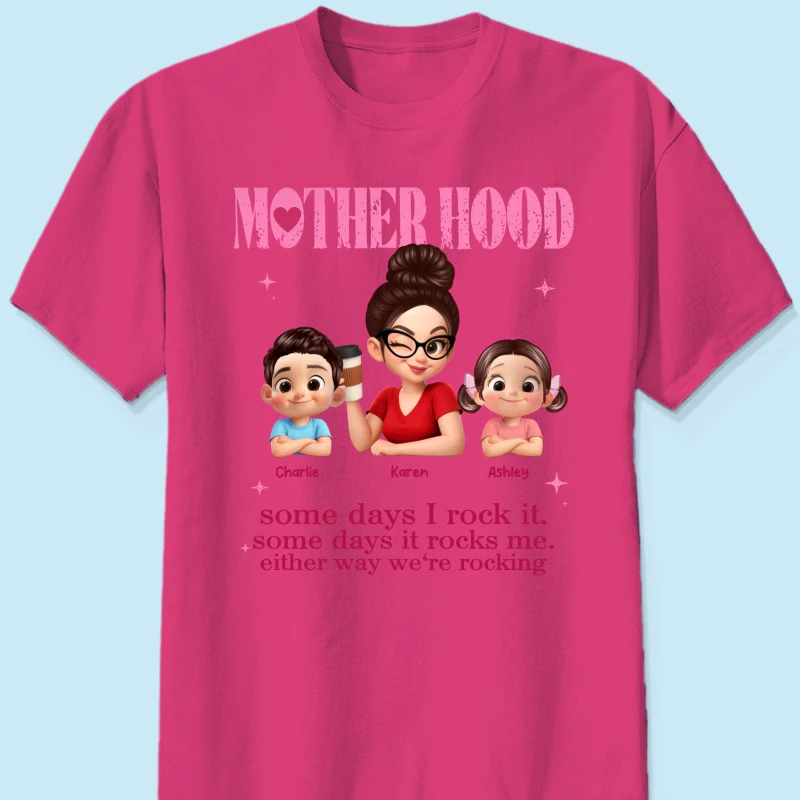 Rockin' Motherhood - Personalized Shirt - Mother's Day Gift for Mom, Wife - Image 24