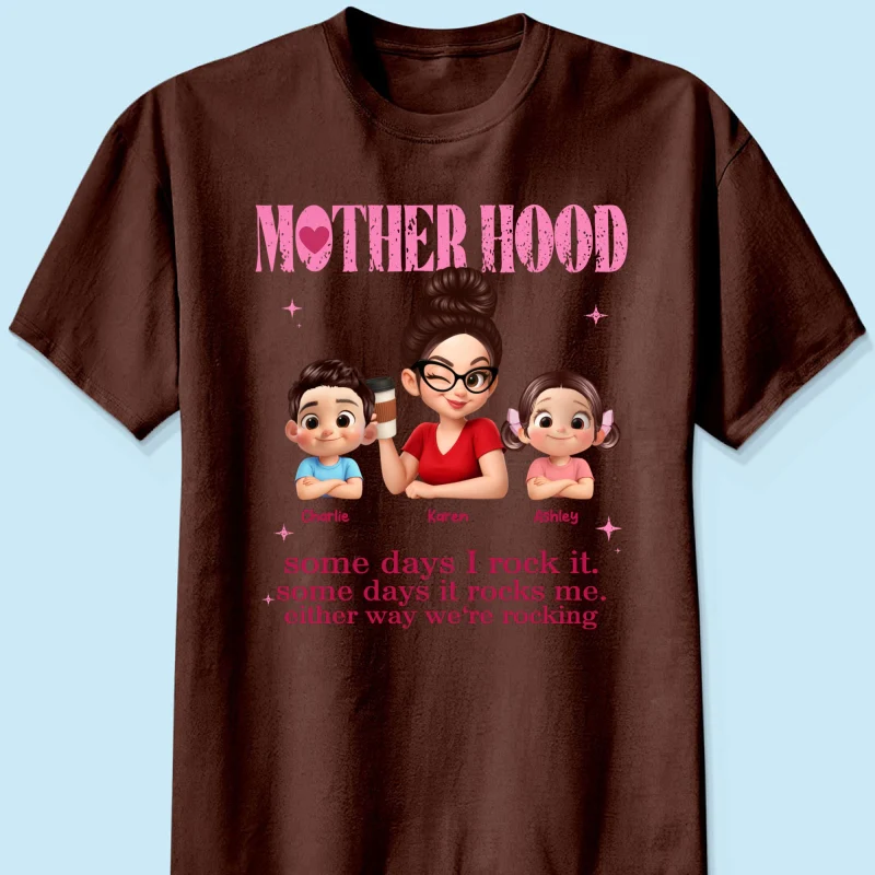 Rockin' Motherhood - Personalized Shirt - Mother's Day Gift for Mom, Wife - Image 25