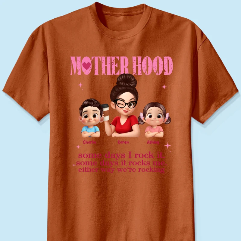 Rockin' Motherhood - Personalized Shirt - Mother's Day Gift for Mom, Wife - Image 26