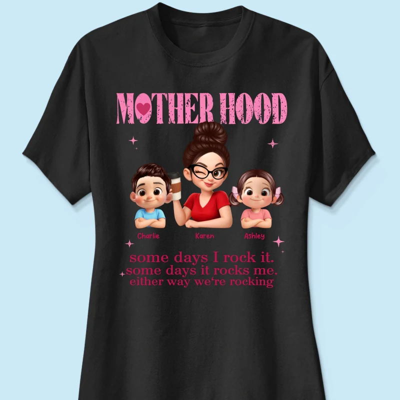 Rockin' Motherhood - Personalized Shirt - Mother's Day Gift for Mom, Wife - Image 43