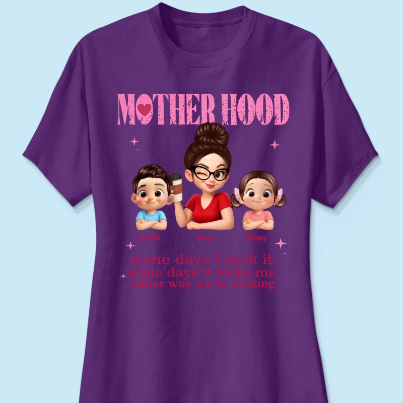Rockin' Motherhood - Personalized Shirt - Mother's Day Gift for Mom, Wife - Image 46