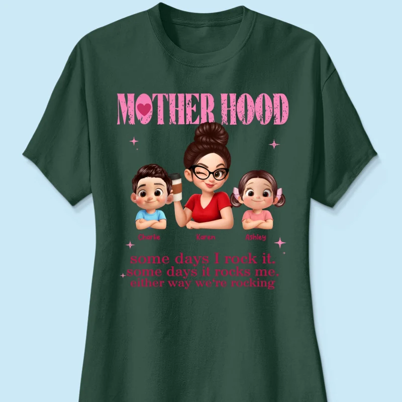 Rockin' Motherhood - Personalized Shirt - Mother's Day Gift for Mom, Wife - Image 47
