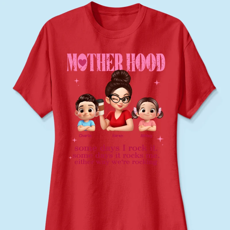 Rockin' Motherhood - Personalized Shirt - Mother's Day Gift for Mom, Wife - Image 49