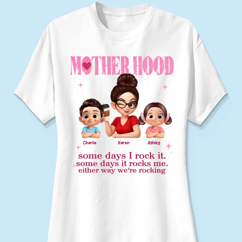 Rockin' Motherhood - Personalized Shirt - Mother's Day Gift for Mom, Wife - Image 51