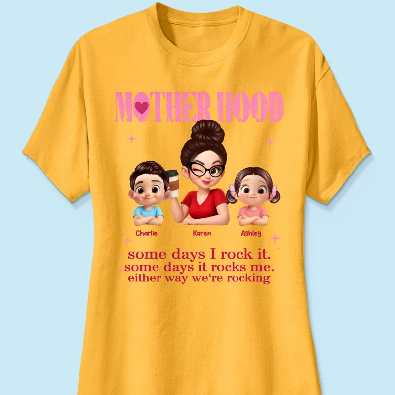 Rockin' Motherhood - Personalized Shirt - Mother's Day Gift for Mom, Wife - Image 55