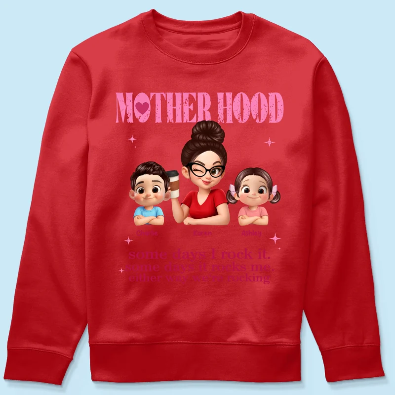 Rockin' Motherhood - Personalized Shirt - Mother's Day Gift for Mom, Wife - Image 62