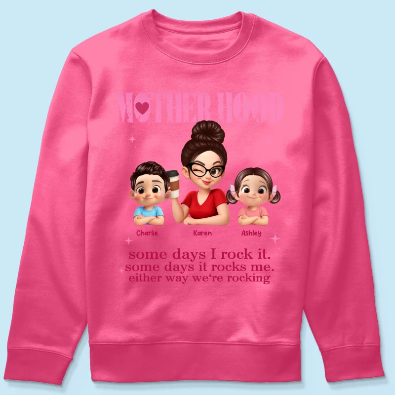 Rockin' Motherhood - Personalized Shirt - Mother's Day Gift for Mom, Wife - Image 69