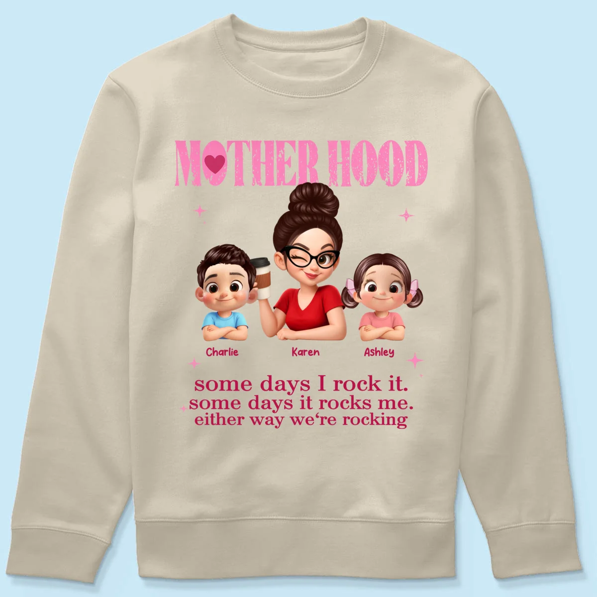 Rockin' Motherhood - Personalized Shirt - Mother's Day Gift for Mom, Wife - Image 70