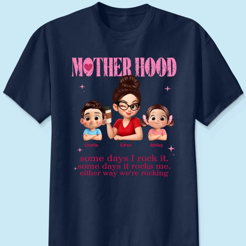 Rockin' Motherhood - Personalized Shirt - Mother's Day Gift for Mom, Wife - Image 9