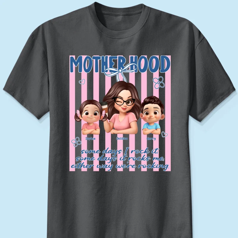 Rockin' the Motherhood - Personalized Shirt - Mother's Day Gift for Mom, Wife - Image 10