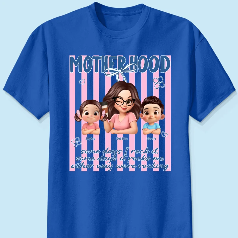 Rockin' the Motherhood - Personalized Shirt - Mother's Day Gift for Mom, Wife - Image 13