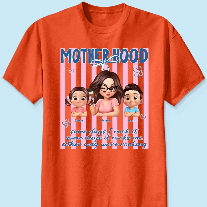 Rockin' the Motherhood - Personalized Shirt - Mother's Day Gift for Mom, Wife - Image 15