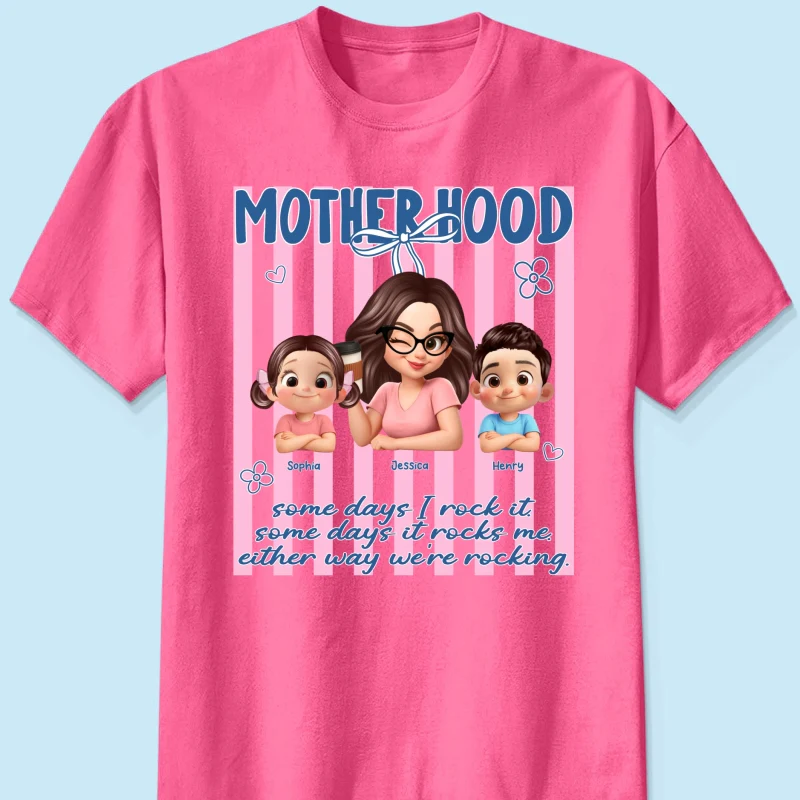 Rockin' the Motherhood - Personalized Shirt - Mother's Day Gift for Mom, Wife - Image 16