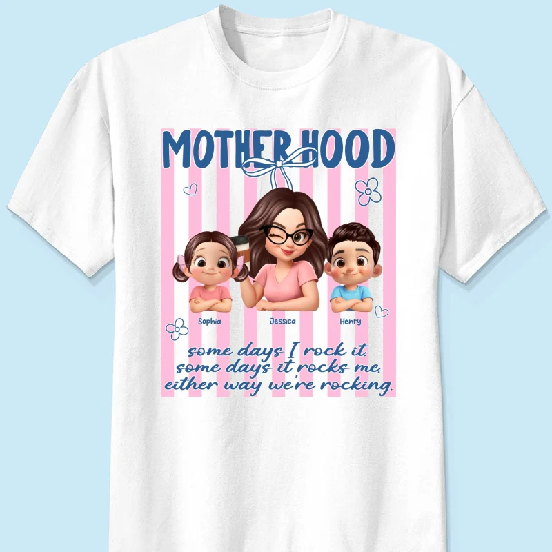 Rockin' the Motherhood - Personalized Shirt - Mother's Day Gift for Mom, Wife - Image 18