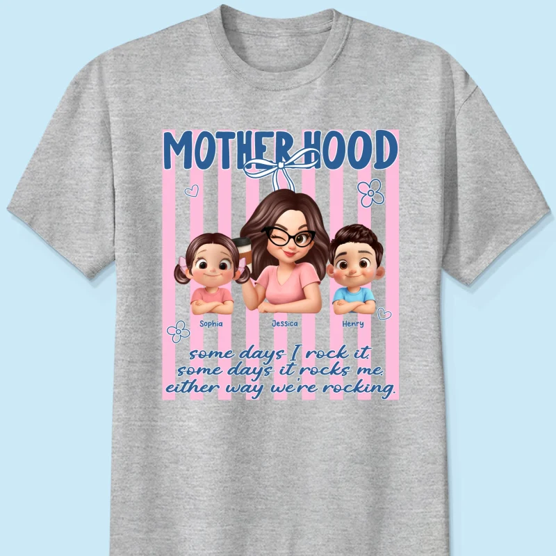 Rockin' the Motherhood - Personalized Shirt - Mother's Day Gift for Mom, Wife - Image 19