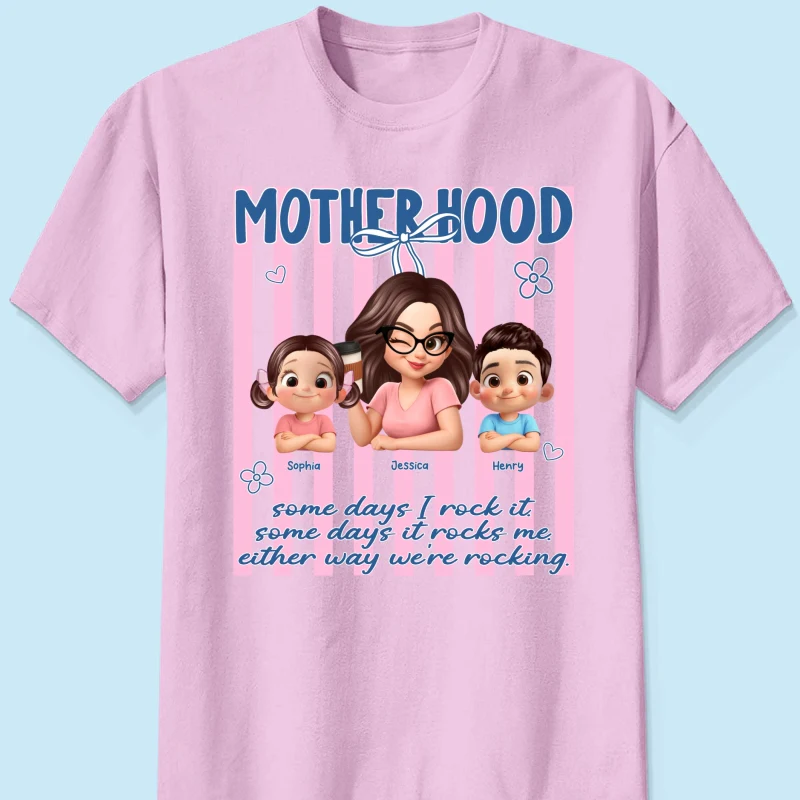 Rockin' the Motherhood - Personalized Shirt - Mother's Day Gift for Mom, Wife - Image 20