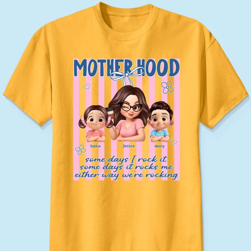 Rockin' the Motherhood - Personalized Shirt - Mother's Day Gift for Mom, Wife - Image 22