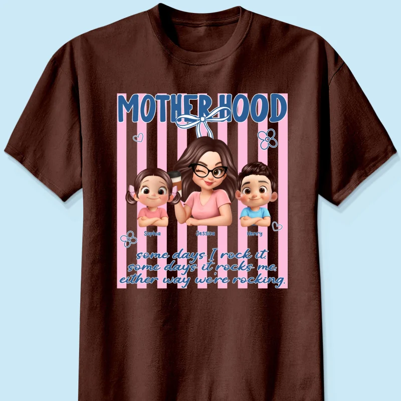 Rockin' the Motherhood - Personalized Shirt - Mother's Day Gift for Mom, Wife - Image 25