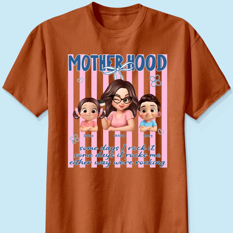 Rockin' the Motherhood - Personalized Shirt - Mother's Day Gift for Mom, Wife - Image 26