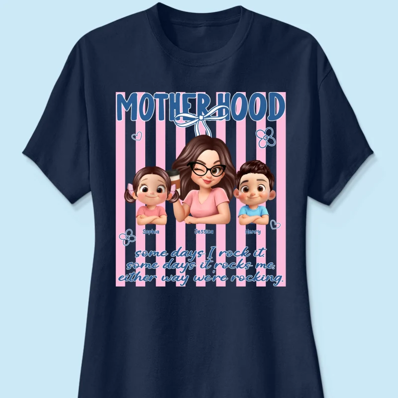Rockin' the Motherhood - Personalized Shirt - Mother's Day Gift for Mom, Wife - Image 28