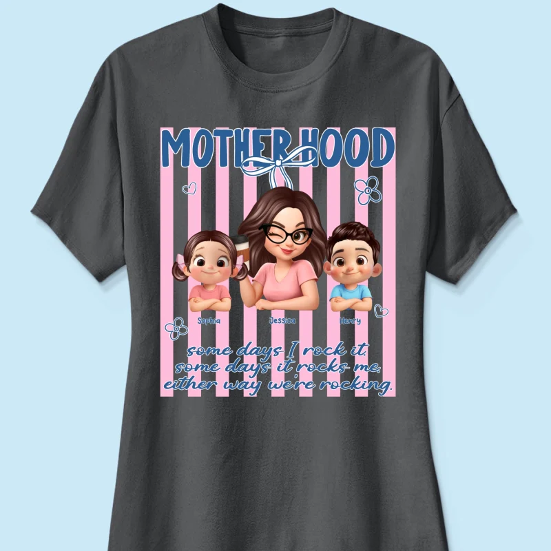 Rockin' the Motherhood - Personalized Shirt - Mother's Day Gift for Mom, Wife - Image 29
