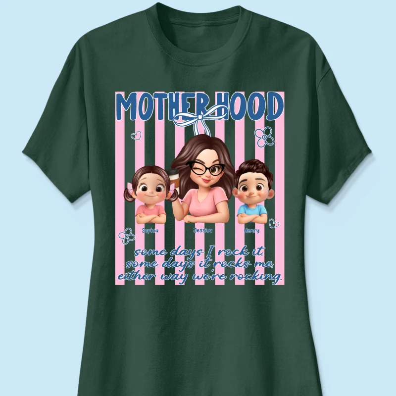 Rockin' the Motherhood - Personalized Shirt - Mother's Day Gift for Mom, Wife - Image 31