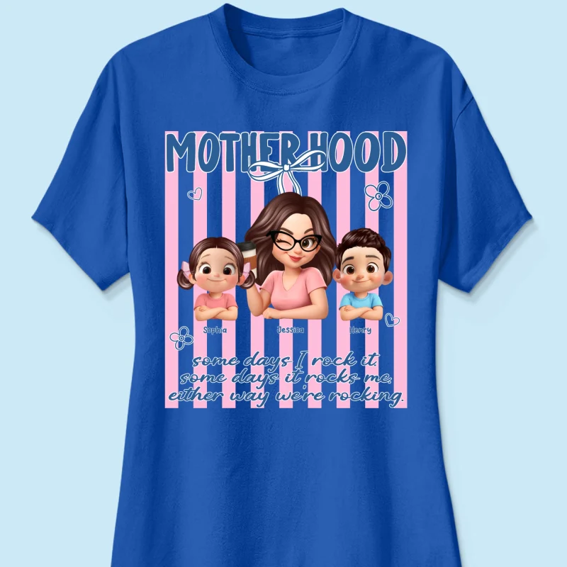 Rockin' the Motherhood - Personalized Shirt - Mother's Day Gift for Mom, Wife - Image 32
