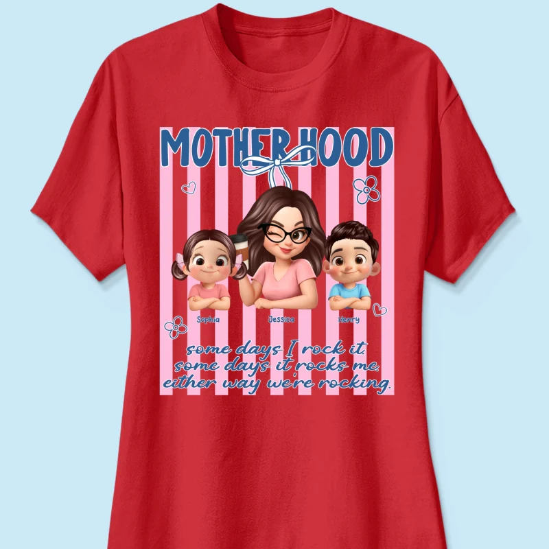 Rockin' the Motherhood - Personalized Shirt - Mother's Day Gift for Mom, Wife - Image 33