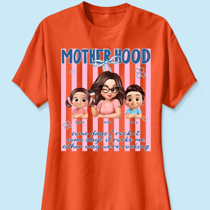 Rockin' the Motherhood - Personalized Shirt - Mother's Day Gift for Mom, Wife - Image 34