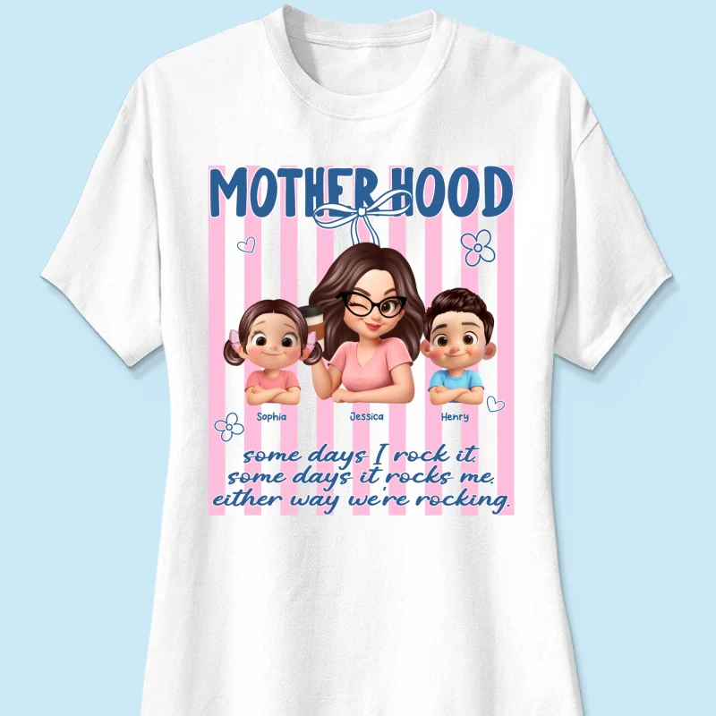 Rockin' the Motherhood - Personalized Shirt - Mother's Day Gift for Mom, Wife - Image 35