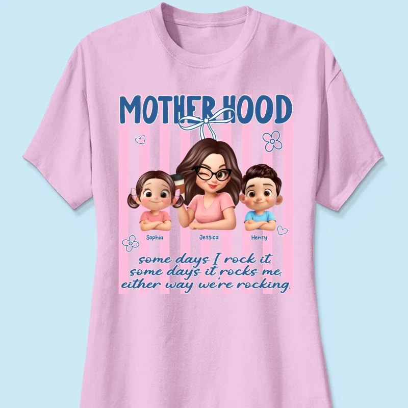 Rockin' the Motherhood - Personalized Shirt - Mother's Day Gift for Mom, Wife - Image 37