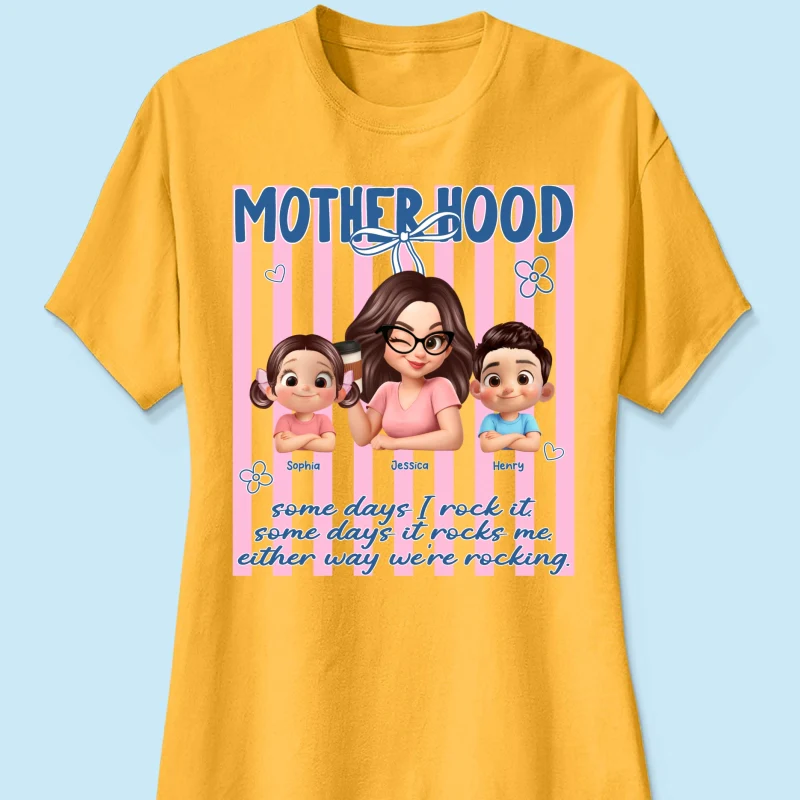 Rockin' the Motherhood - Personalized Shirt - Mother's Day Gift for Mom, Wife - Image 39
