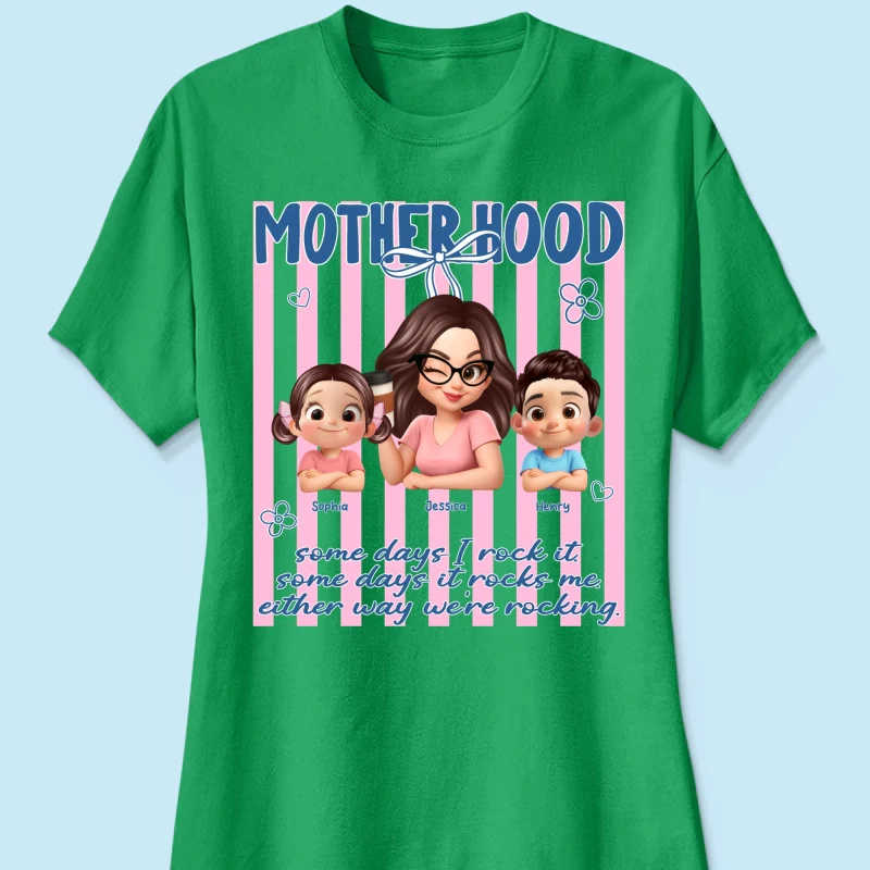 Rockin' the Motherhood - Personalized Shirt - Mother's Day Gift for Mom, Wife - Image 40