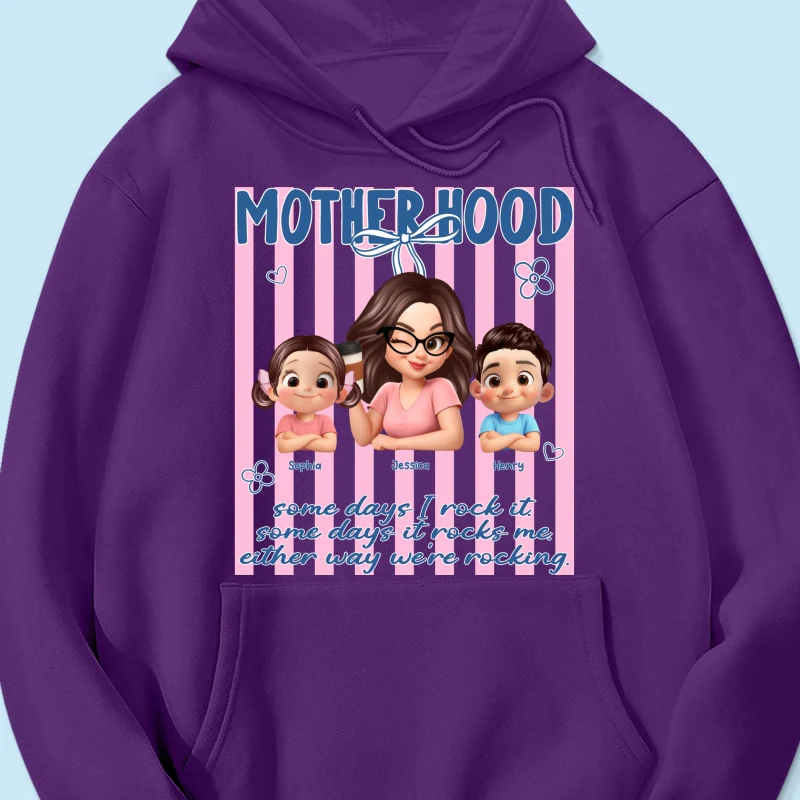 Rockin' the Motherhood - Personalized Shirt - Mother's Day Gift for Mom, Wife - Image 44