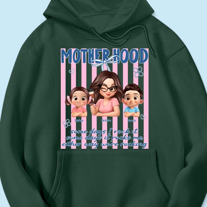 Rockin' the Motherhood - Personalized Shirt - Mother's Day Gift for Mom, Wife - Image 45