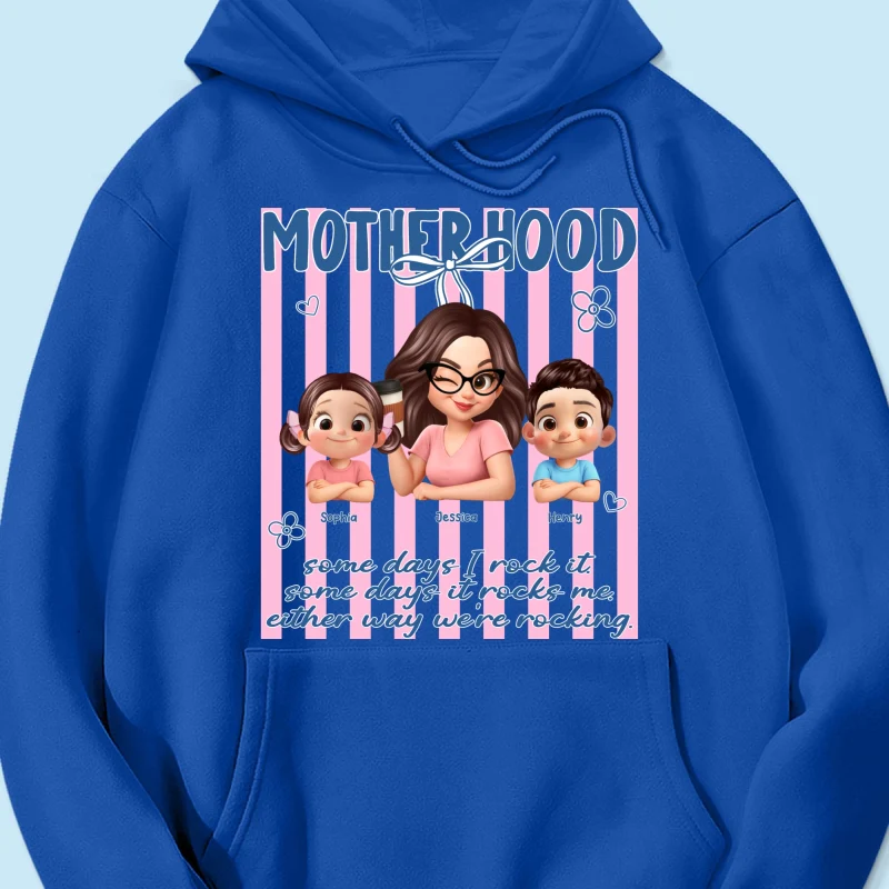 Rockin' the Motherhood - Personalized Shirt - Mother's Day Gift for Mom, Wife - Image 46