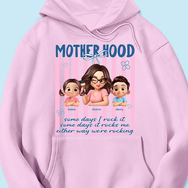 Rockin' the Motherhood - Personalized Shirt - Mother's Day Gift for Mom, Wife - Image 51