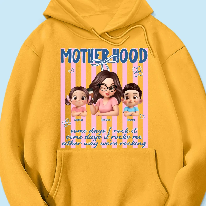 Rockin' the Motherhood - Personalized Shirt - Mother's Day Gift for Mom, Wife - Image 53