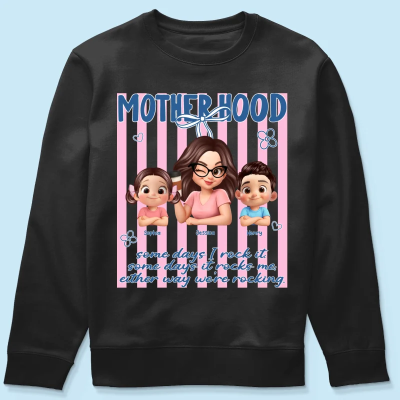 Rockin' the Motherhood - Personalized Shirt - Mother's Day Gift for Mom, Wife - Image 57