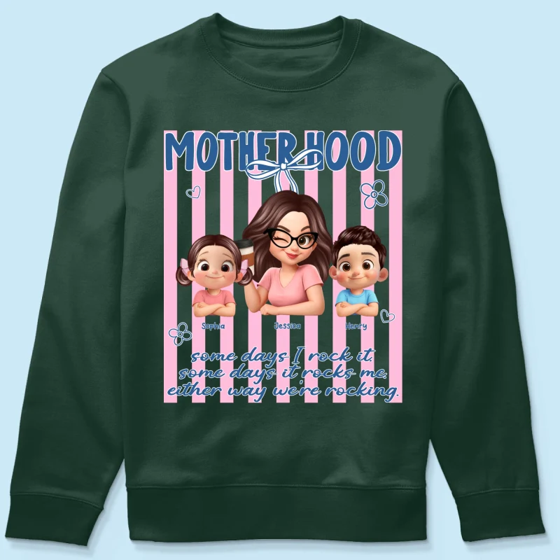 Rockin' the Motherhood - Personalized Shirt - Mother's Day Gift for Mom, Wife - Image 60