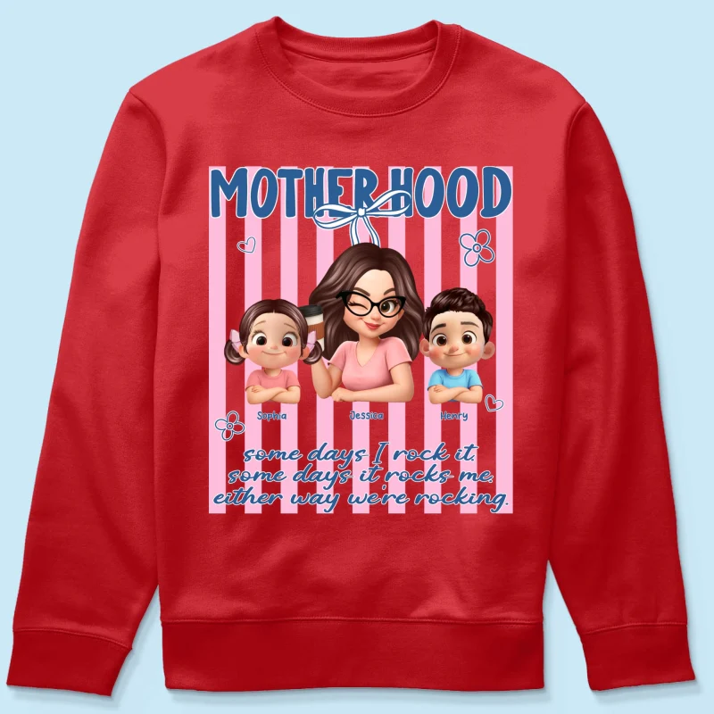 Rockin' the Motherhood - Personalized Shirt - Mother's Day Gift for Mom, Wife - Image 62