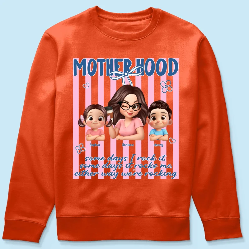 Rockin' the Motherhood - Personalized Shirt - Mother's Day Gift for Mom, Wife - Image 63