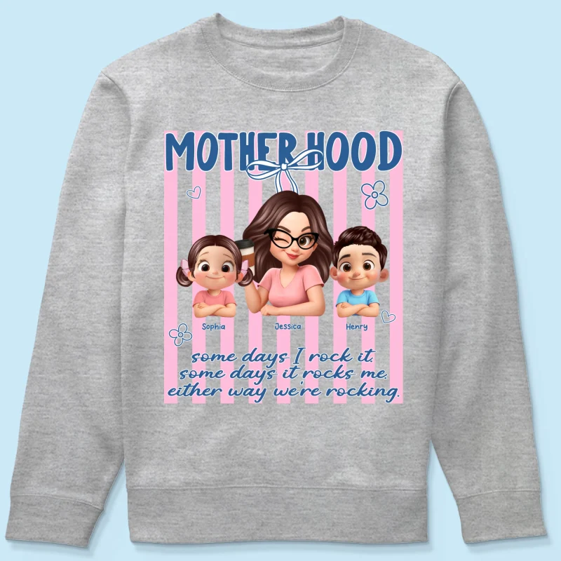 Rockin' the Motherhood - Personalized Shirt - Mother's Day Gift for Mom, Wife - Image 65