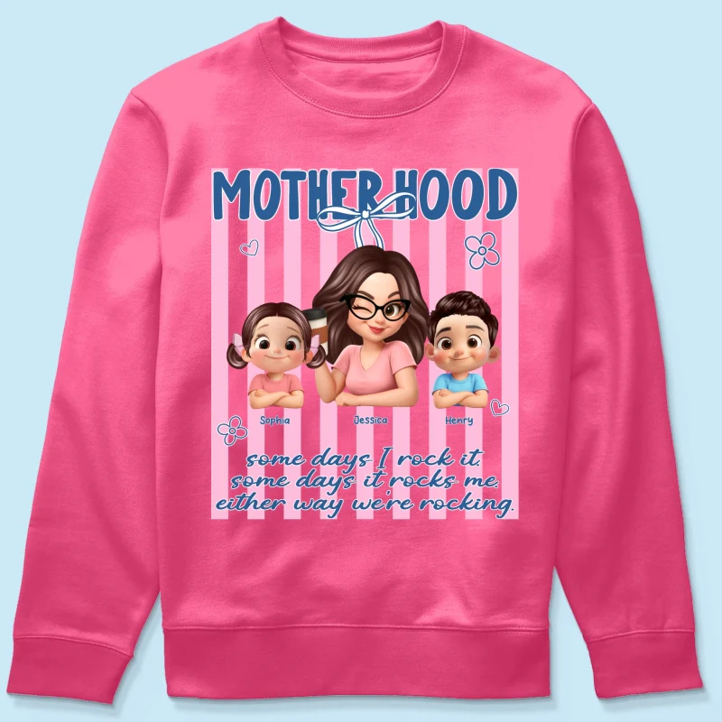 Rockin' the Motherhood - Personalized Shirt - Mother's Day Gift for Mom, Wife - Image 69