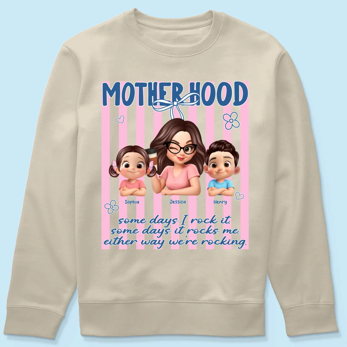 Rockin' the Motherhood - Personalized Shirt - Mother's Day Gift for Mom, Wife - Image 70